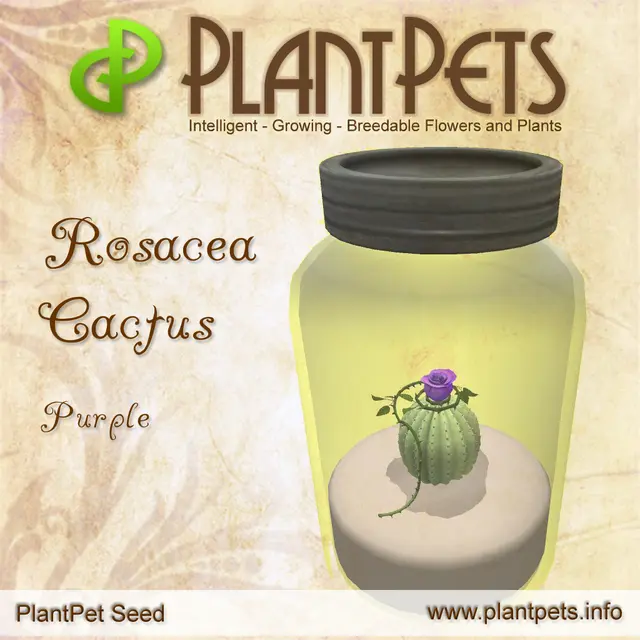 Poster for Rosacea Cactus *Purple*